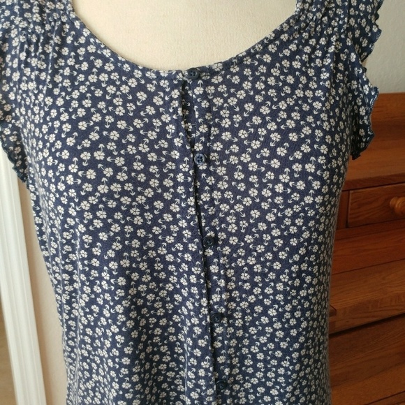 Gap Floral Knit Button Down Top - Picture 2 of 6